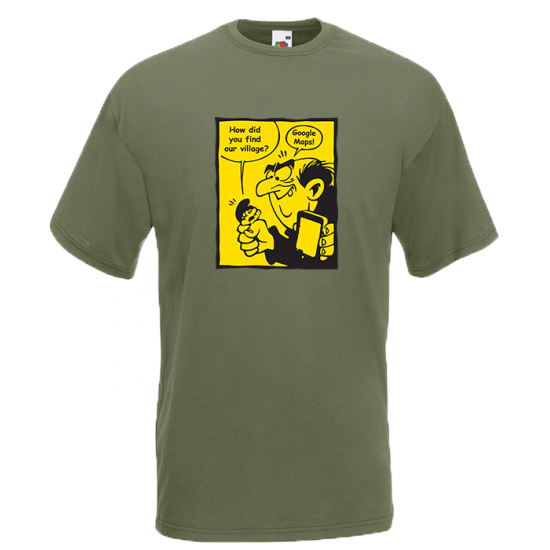 Google maps deals t shirt
